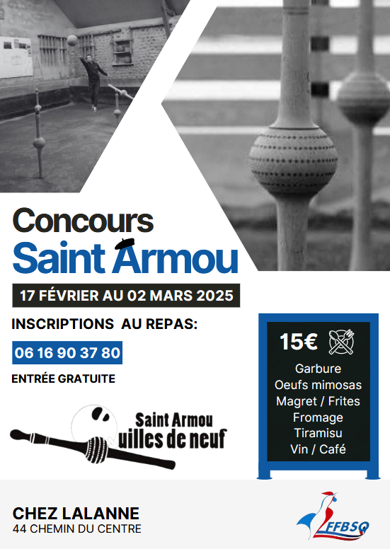 Affiche tir à Saint-Armou 2025