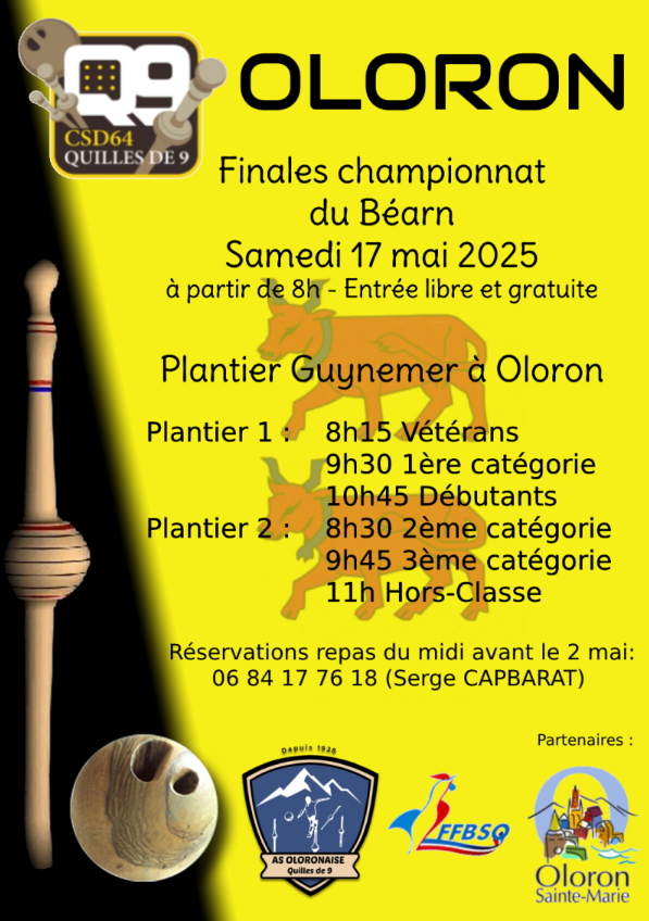 Affiche championnat du Béarn 2025
